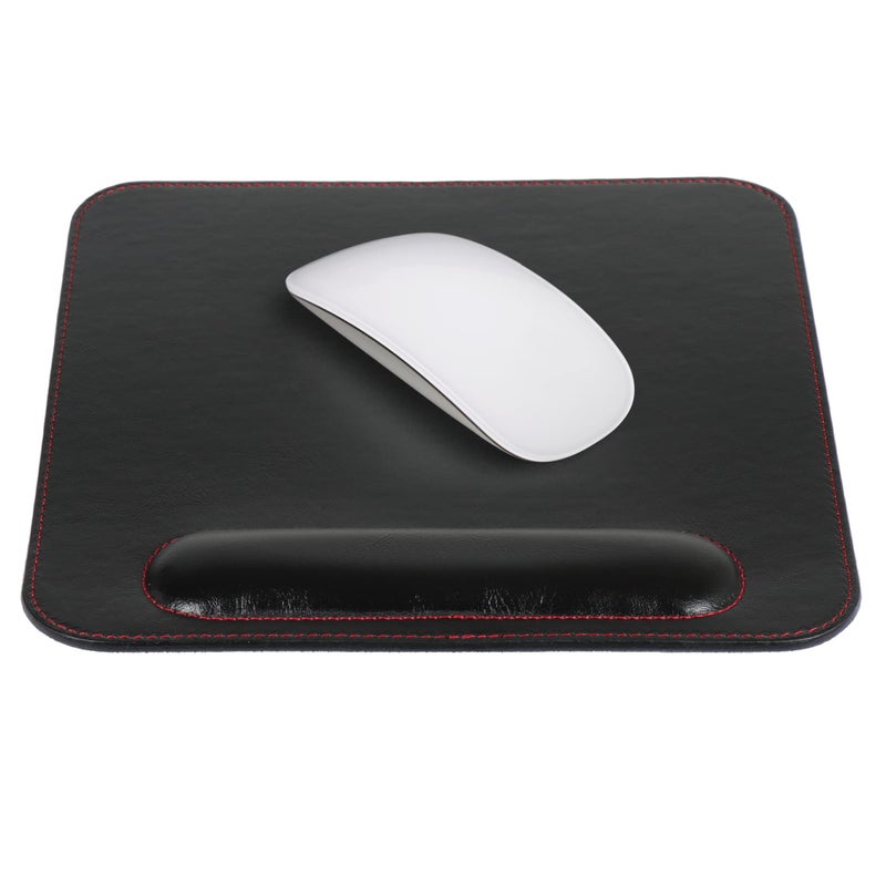 Londo Leather Mouse Pad with Wrist Rest â€“ Ergonomic Support, Non-Slip Base, Smooth Surface - Image 1